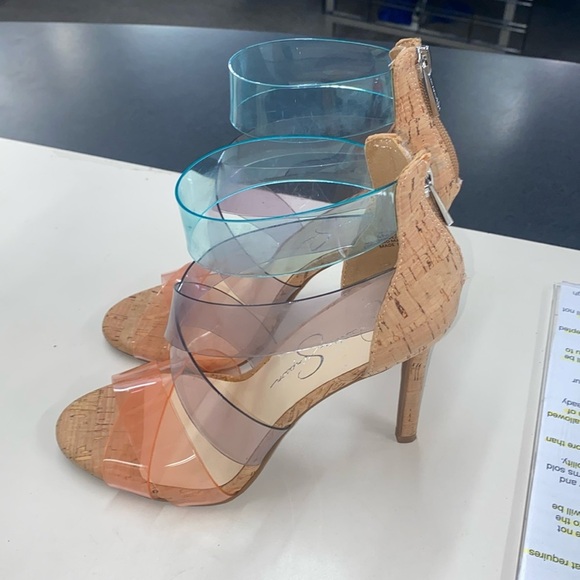 Jessica Simpson Shoes - JESSICA SIMPSON MULTI Color Plastic Heels New years